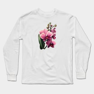 Pink Orchid Long Sleeve T-Shirt